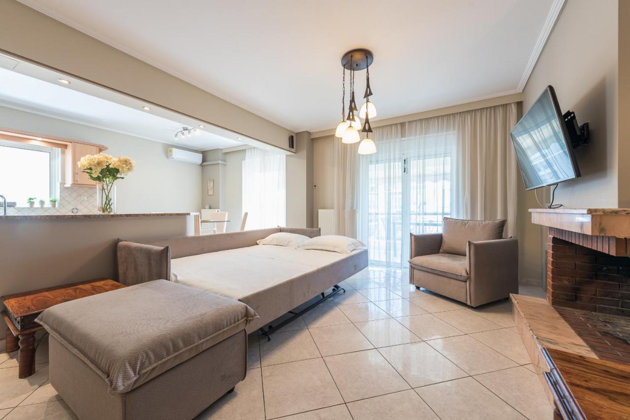 Luxury And Spacious Apt For 6 Guests Athene Buitenkant foto