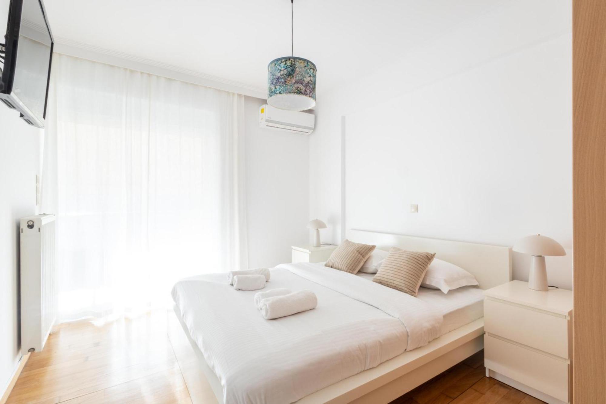 Luxury And Spacious Apt For 6 Guests Athene Buitenkant foto