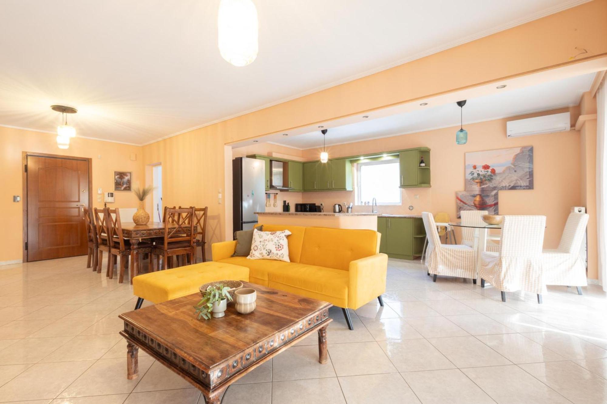 Luxury And Spacious Apt For 6 Guests Athene Buitenkant foto